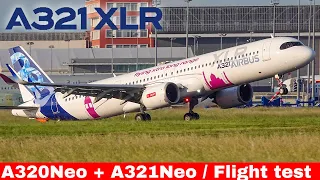 AIRBUS A321XLR - A320NEO - A321NEO Flight Test Toulouse Airbus Factory