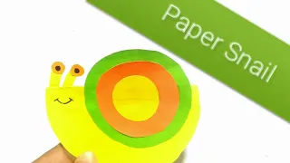 Easy Paper Snail For Kids |  Wonderful Paper Snail | Woman Garden