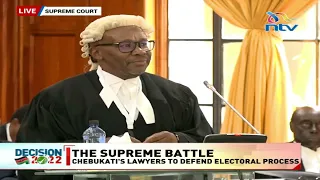Githu Muigai: Petitioners have failed to dispute the numbers | Supreme Court