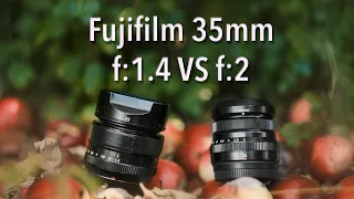 EPISODE 2 Old is Gold:  - FujiFilm 35mm f:1.4 VS FujiFilm 35mm f:2  #fujifilm #photography