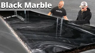 How to make Black Exotic Marble with Epoxy | Stone Coat Epoxy
