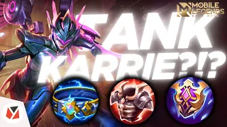 HOW TO PLAY TANK BUILD KARRIE — Mobile Legends