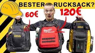 RUCKSACK vs WERKZEUGKOFFER? WERKZEUG RUCKSÄCKE IM TEST | WERKZEUG NEWS 146