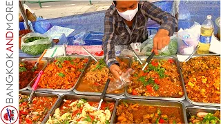 Food Street Night Market In BANGKOK Thailand