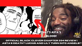 Official Black Clover Chapter 334 Review | Asta's Death? Lucius and Lily turn into Angels!?