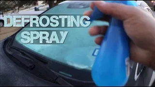 Life Hacks: Using Alcohol & Water Solution to Defrost Your Windshield