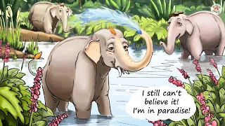 Kaavan's illustrated story 🐘 from Pakistan to Cambodia | FOUR PAWS | www.four-paws.org.au