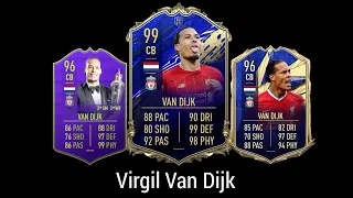 Virgil Van Dijk all fifacards from fifa13 to fifa22😍 Which the best card?