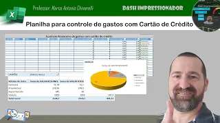 Excel Construindo uma planilha para controlar gastos com cartões de crédito | #DashImpressionador