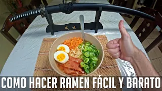 Como hacer RAMEN fácil y barato - 安くて簡単なラーメン