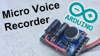 Make Your Own Spy Bug! Arduino Voice Recorder With Voice Activated Function (VAS)
