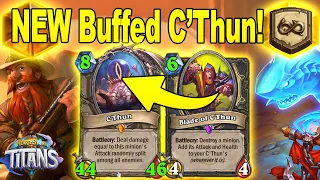 The Biggest Buff In History! C'Thun Rogue Is Finally Playable After 7 Years At Titans Hearthstone