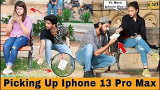 Picking Up Iphone 13 Pro Max In Front Of Girls  @OverDose_TV_Official