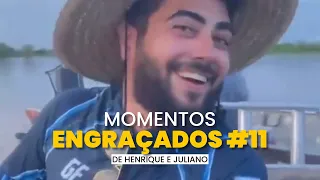 MOMENTOS ENGRAÇADOS DE HENRIQUE E JULIANO! #11