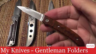 My Knives - Gentleman Folders