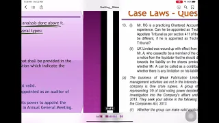 How to draft answers for case laws ?? | CA Final | Intermediate