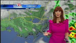 Tuesday Night:  Cold front moves through overnight