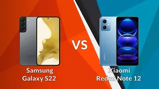 Samsung Galaxy S22 VS Xiaomi Redmi Note 12 | Comparison