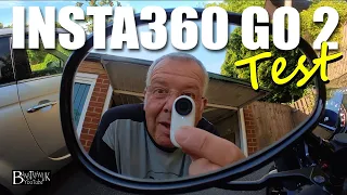 Insta360 Go2 test. Tiny but any good? We test it out on and off the bike at Triumph's Bike night.