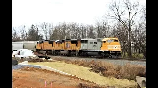 NS Harrisburg Line - NS 1801 & Foreign Power