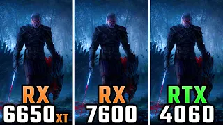 RX 6650 XT vs RX 7600 vs RTX 4060 | 1080p, 1440p, DLSS/FSR | New Games Benchmarks