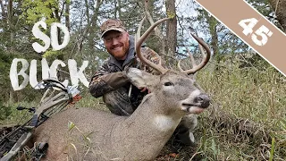 PUBLIC LAND BOW BUCK DOWN - Calling Aggressive Bucks on a Ground Hunt in South Dakota