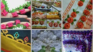 Most beautiful & very useful Crochet edging / bidding latest pattern designs collection  #DIY ideas