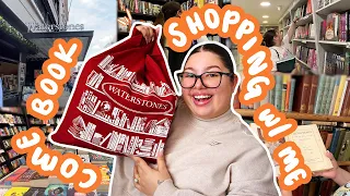 spend the day book shopping with me! (skoob, waterstones piccadilly, forbidden planet, and more)