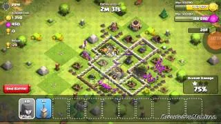 Clash of clans:TH5 all archers easy attack