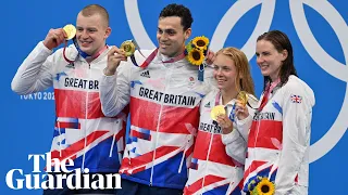 Anna Hopkin and Kathleen Dawson on mixed medley relay gold win: 'I couldn't believe it'