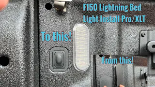 22-23 F150 Lightning Bed Light Install XLT/Pro