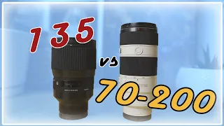 for wedding photographers - Sigma 135mm f1.8 vs Sony FE 70-200mm f4 OSS