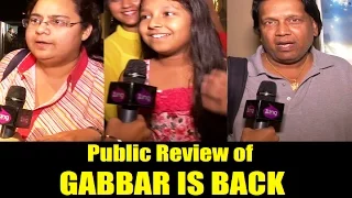 Public Review of GABBAR IS BACK | Akshay Kumar, Shruti Haasan, Kareena Kapoor.