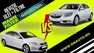 Cat costa revizia pt Opel Insignia A vs Ford Mondeo MK IV?