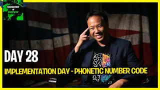 Day 28 - Implementation Day - Phonetic Number Code|Unleash Your Superbrain | Jim Kwik