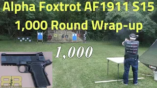 Alpha Foxtrot S15 1,000 Round Wrap-Up: Perfection in a 15-round ultra-compact 1911?