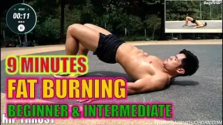 [Level 2.5] 9 Minute Fat Burning - Beginner & Intermediate Level