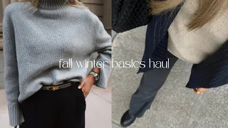 AUTUMN WINTER BASICS HAUL | AFFORDABLE BASICS FOR THE SEASON | NOVEMBER 23 | ZARA, UNQILO, WOLFORD