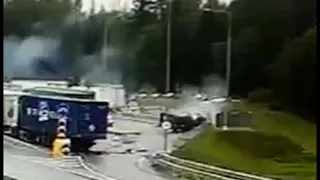 Опубликовано видео смертельного ДТП на трассе М-11 в Тверской области