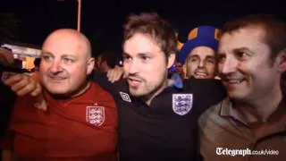 Euro 2012: England fans ecstatic at beating Ukraine