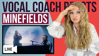 Vocal Coach Reacts To Faouzia & John Legend Live | Minefields