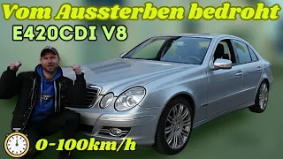 Vom Austerben bedroht 😌Mercedes E420CDI W211 | Vorstellung Zeitmessung Kosten | MB Youngtimer Parts