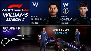 F1 Manager 22 [PS5] WILLIAMS S03/R08 - BAKU