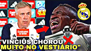 🚨SINISTRO!! ANCELOTTI REVELA REAÇÃO DE VINICIUS JR AO FICAR DE FORA DO FIFA THE BEST NO REAL MADRID