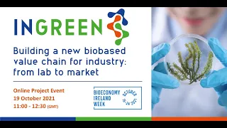 INGREEN online workshop : ‘Building a New Biobased Value Chain for Industry: From Lab to Market’