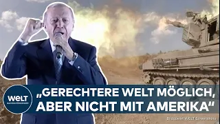 KRIEG IN NAHOST: "Barbarei"! Türkischer Präsident Recep Tayyip Erdogan wirft Westen Islamophobie vor