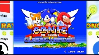 Sonic Classic Heroes (Rom Hack) - Green Hill Zone & Chemical Plant Zone Showcase
