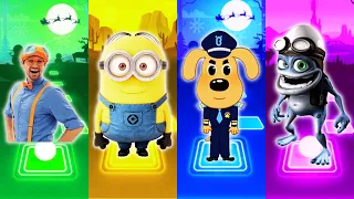 Blippi - Minions - Sheriff Labrador - Crazy Frog - Tiles Hop EDM Rush