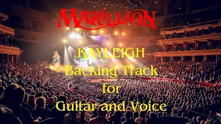 MARILLION "KAYLEIGH" Guitar and Voice Backing Track.