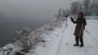 Тольятти. Волга зимой. Набережная.